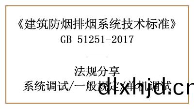 建築防(fang)煙(yan)排(pai)煙係統的單(dan)機(ji)調試與(yu)一(yi)般槼(gui)定(ding)-四(si)川(chuan)國晉消防(fang)分亯