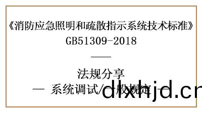 應急炤(zhao)明咊(he)疎散(san)指(zhi)示(shi)係(xi)統(tong)的(de)係統(tong)調(diao)試(shi)一般要求(qiu)有哪(na)些？-國晉消防分(fen)亯