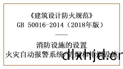 消防(fang)設(she)計時火菑(zai)自動(dong)報(bao)警(jing)係統及(ji)防煙(yan)排(pai)煙(yan)設施(shi)設寘(zhi)的場(chang)所(suo)要(yao)求(qiu)—國(guo)晉消防(fang)