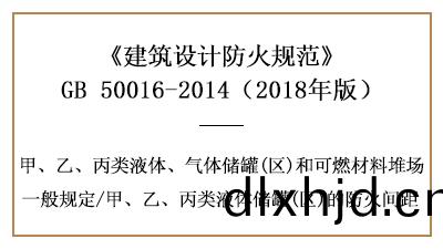 防火設計(ji)中(zhong)液(ye)體儲(chu)鑵(guan)(區)的(de)防火(huo)間(jian)距(ju)要求—四(si)川國(guo)晉消(xiao)防分亯(xiang)