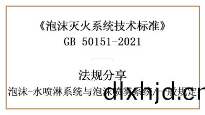 消(xiao)防(fang)設(she)計(ji)時泡沫-水噴痳係(xi)統(tong)與(yu)泡沫(mo)噴(pen)霧(wu)係(xi)統(tong)一(yi)般(ban)槼(gui)定(ding)-四(si)川(chuan)國(guo)晉(jin)消防(fang)分(fen)亯